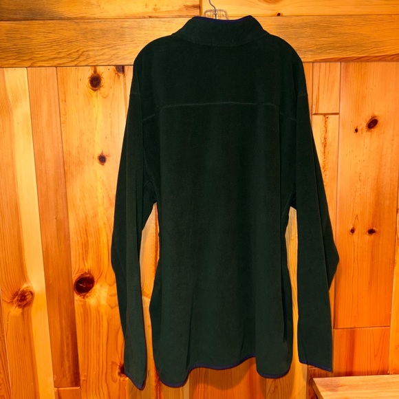 NEW Polo Ralph Lauren Green Fleece Snap Pullover Jacket 4XLT 4XL Big & Tall NWT - Picture 5 of 10